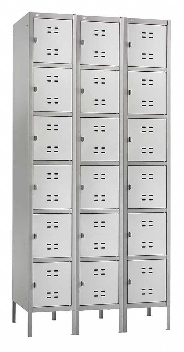 SAFCO, 36 in x 18 in x 78 in, 6 Tiers, Box Locker - 49J029|5527GR ...