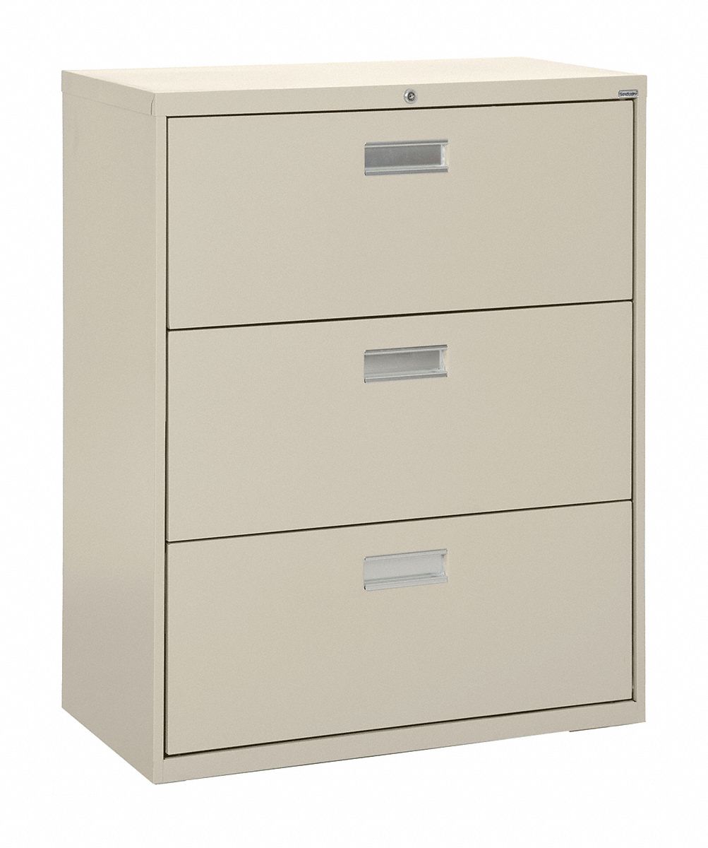 SANDUSKY, Lateral, 3 Drawers, File 49J234LF6A36307 Grainger