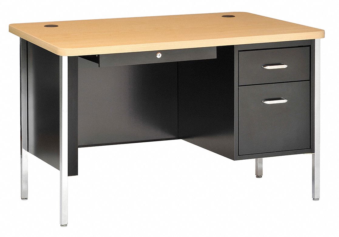 49J342 - Office Desk 48 x 29-1/2 x 30 In Black