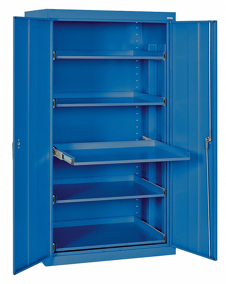 Sandusky Storage Cabinet 66 In Steel Blue 49j368 Et52362466 06ll Grainger