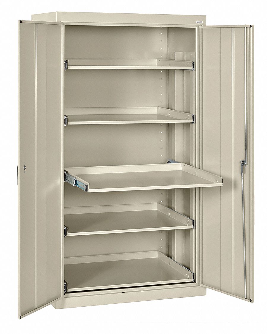 Sandusky Storage Cabinet 66 In Steel Putty 49j369 Et52362466