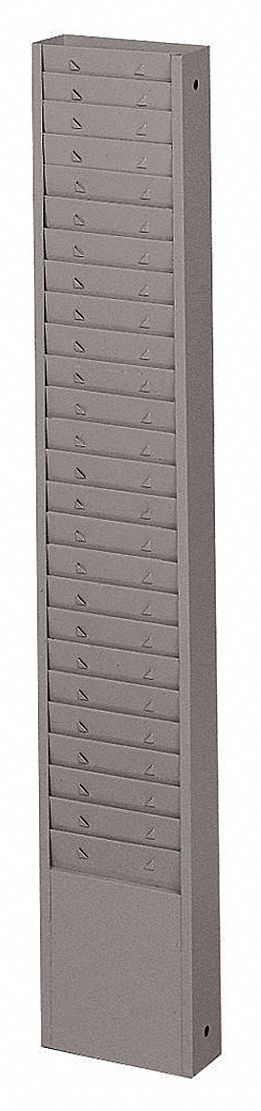 49J434 - Time Card Rack 25 Cards 30-1/8 H