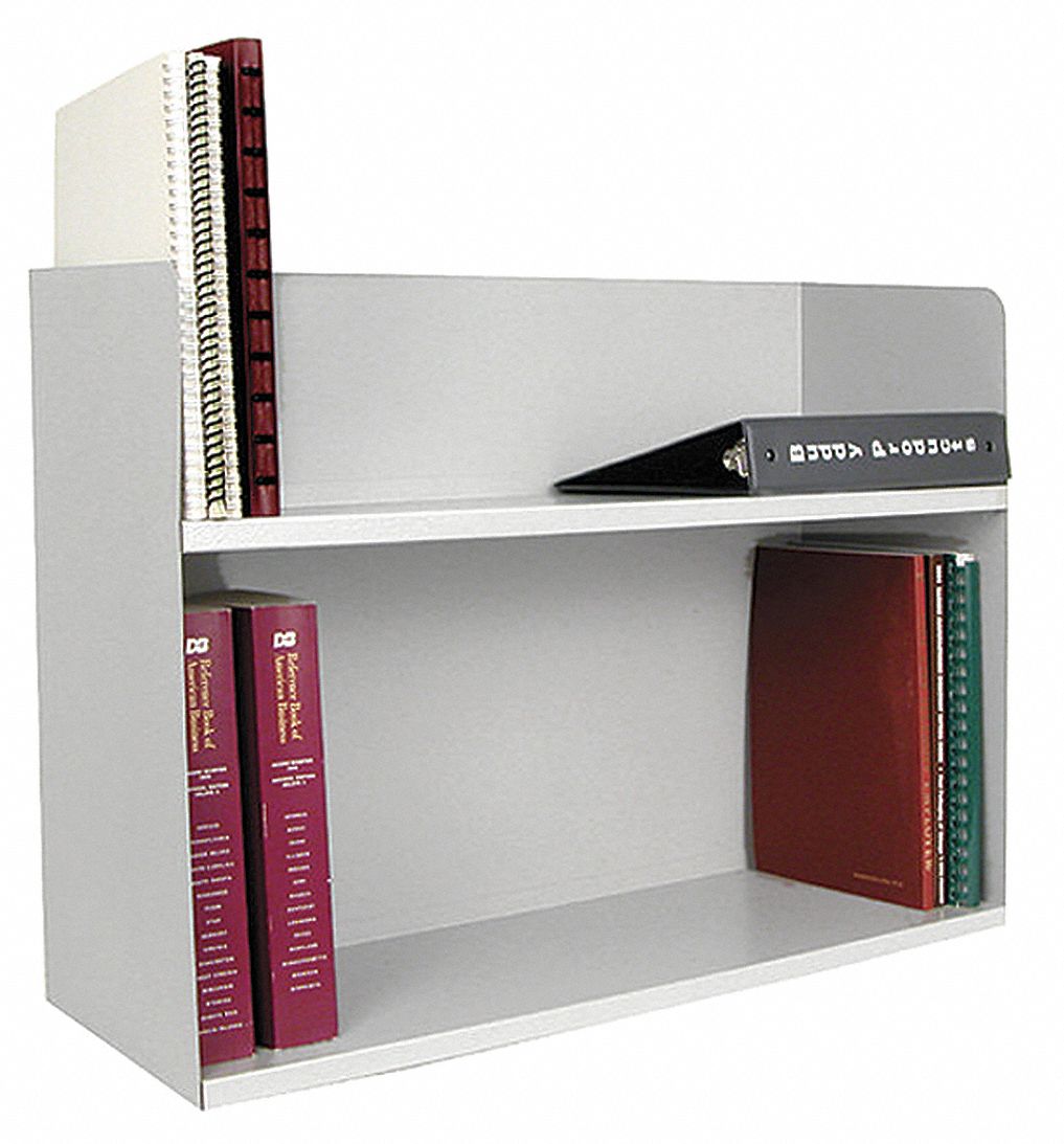 49J454 - Book Rack Two Tier 20x30-1/8x10-1/2in