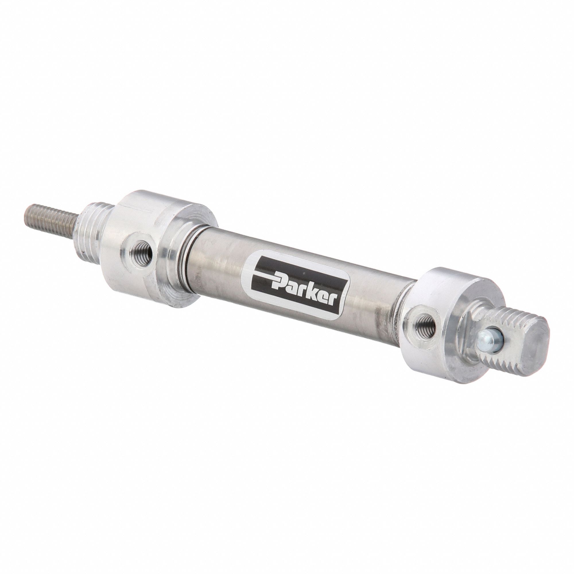 Air Cylinder: 7/16 in Bore, 1 in Stroke, Non-Repairable, Stainless Steel, Non-Magnetic Piston