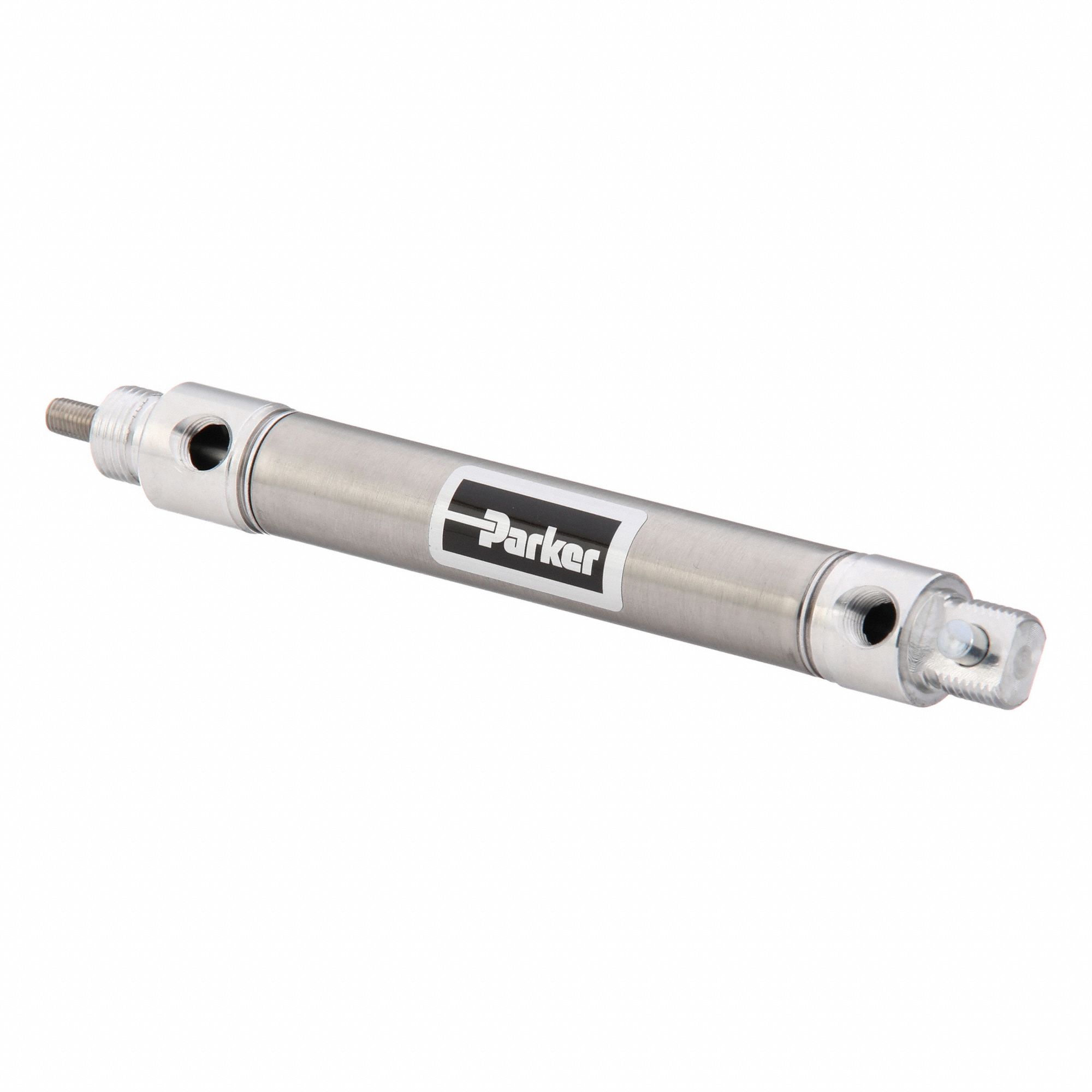 Air Cylinder: 3/4 in Bore, 3 in Stroke, Non-Repairable, Stainless Steel, Non-Magnetic Piston