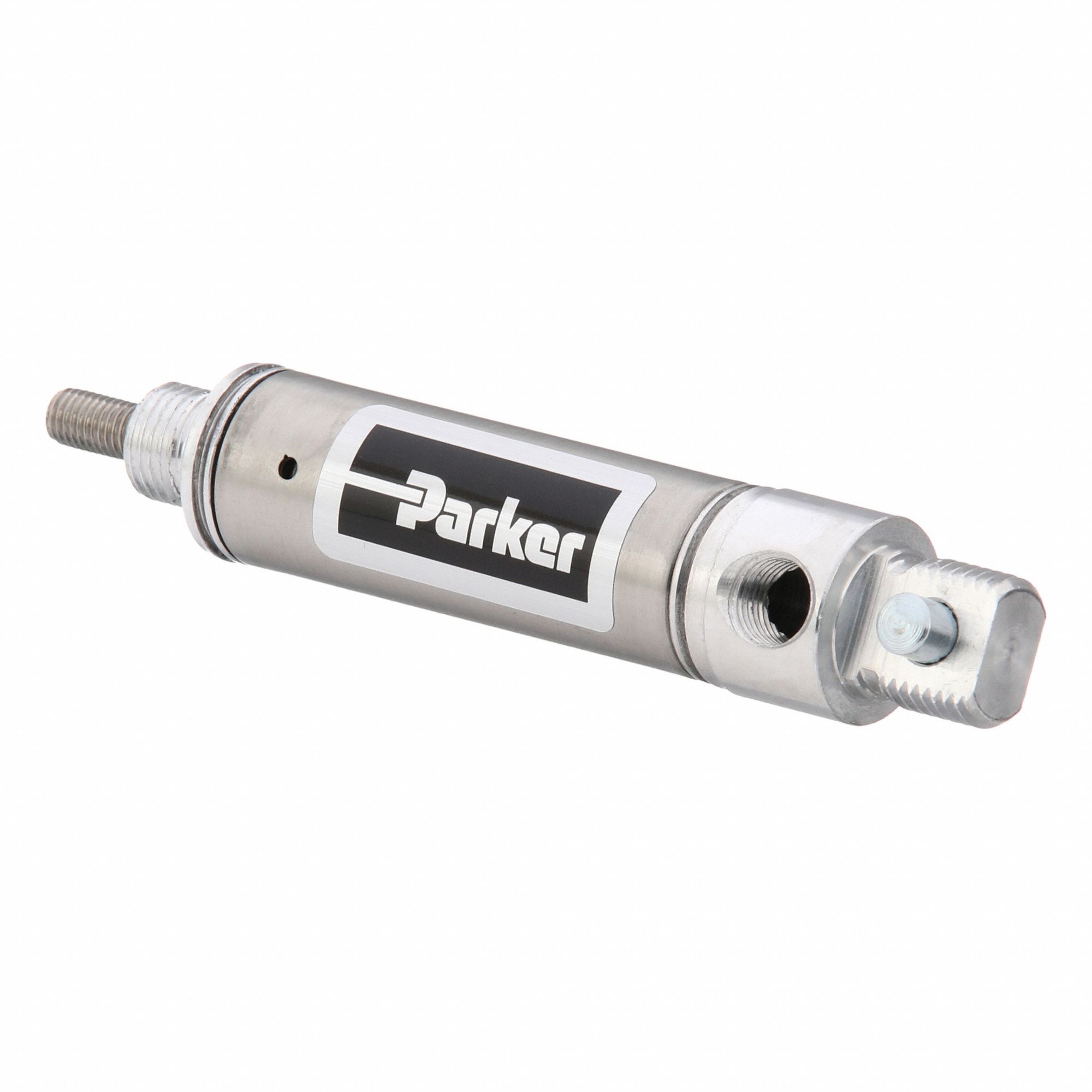 Air Cylinder: 3/4 in Bore, 1 in Stroke, Stainless Steel, Pivot Mounting, Non-Magnetic Piston