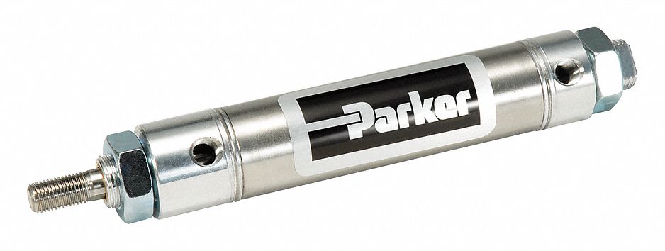 Parker    2-1/2"  bore  X  3-1/2"  stroke    pneumatic cylinder  rear clevis 