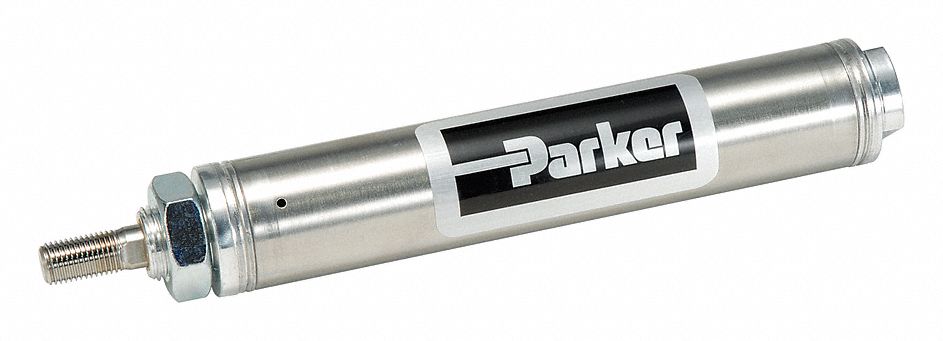 Parker 0.56DSR01.00-pack2 9/16 Bore Diameter with 1 Stroke Stainless Steel Nose Mounted Air Cylinder Pack of 2