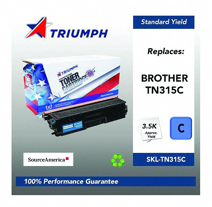 Toner Cartridge: TN315, Cyan, Cyan