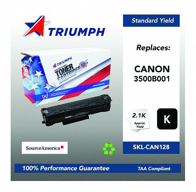 Toner Cartridge: 128, Black, Black