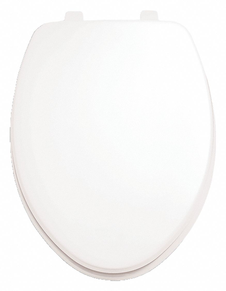 White, Stainless Steel, Toilet Seat 49JM365311012.020 Grainger