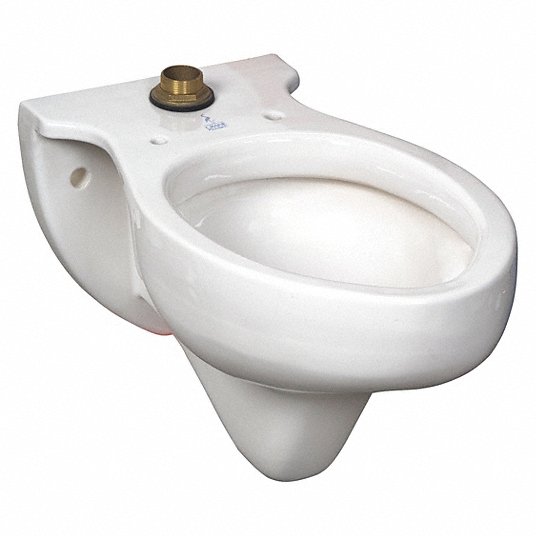 Elongated,  Wall,  Flush Valve,  Toilet Bowl,  1.6 Gallons per Flush