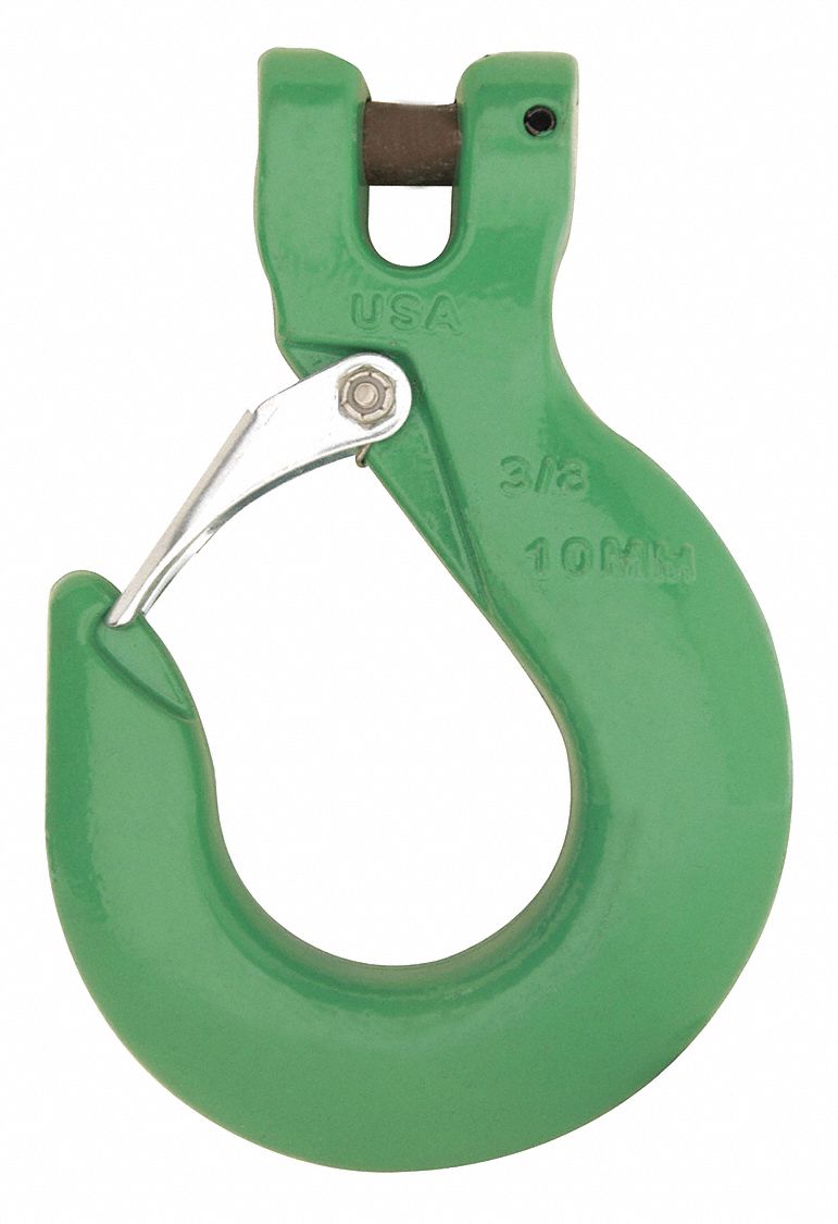 HOOK SLING C/W LATCH 3/8 CLEVIS