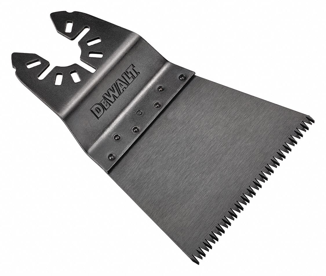 Oscillating Tool Blade: 2 1/2 in Blade Wd, 2 1/2 in Overall Lg, Plunge Cutting, Steel, Wood
