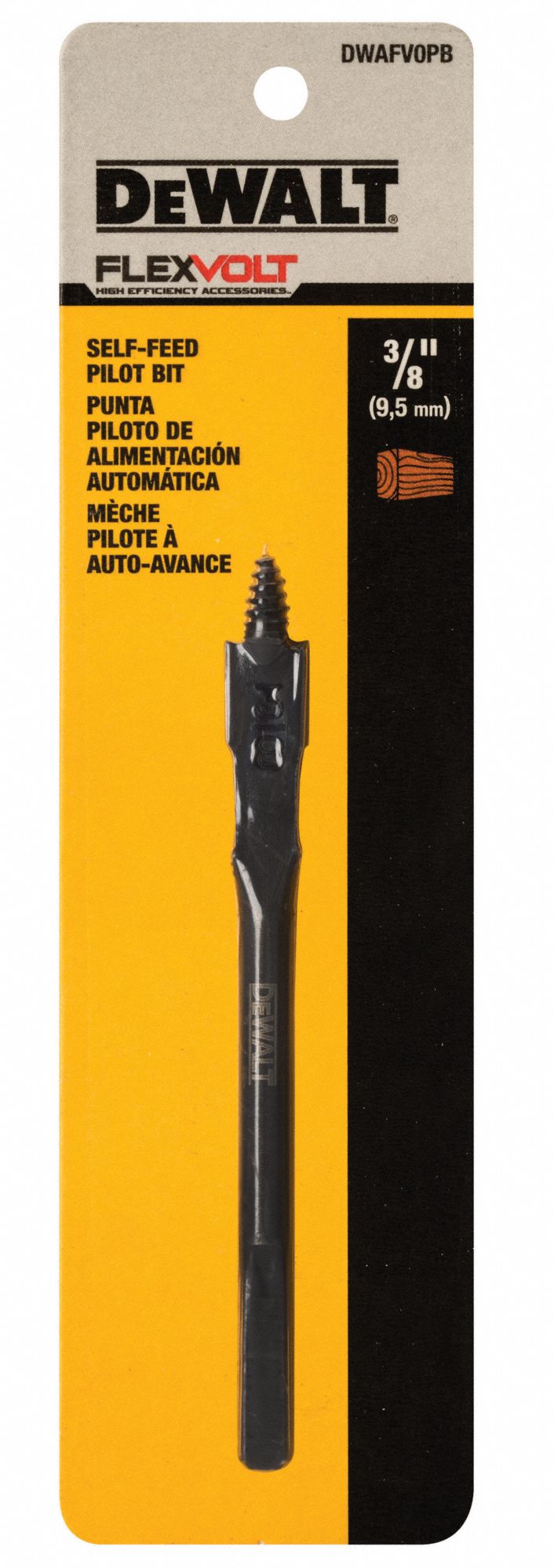 The latest design style Carbide DWAFV0PB Pilot Bit DEWALT FLEXVOLT Hole
