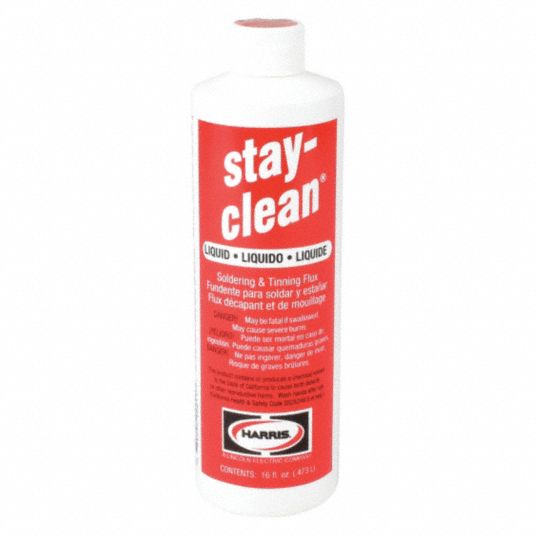 Kwik-Clean Flux Cleaner & 16 OzBlack Patina for Lead and Solder - 16 oz  Bottle