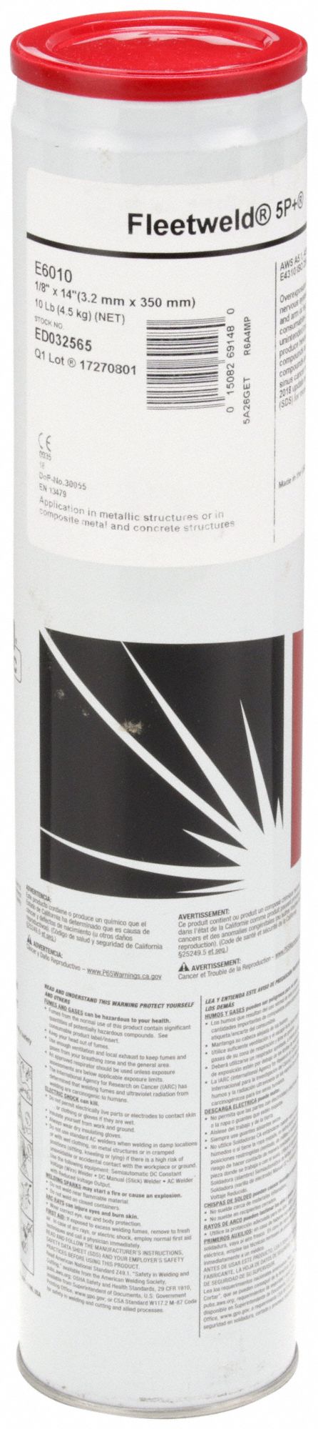 Fleetweld 5P+ Carbon Steel