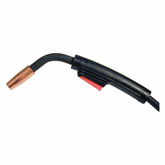 MIG Gun: Magnum 100L, 100 A, 0.035 in, 10 ft, Lincoln-Compatible