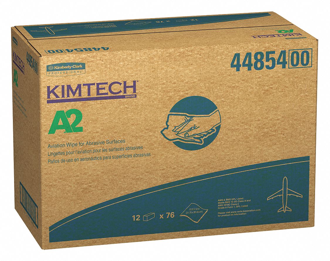KIMTECH Dry Wipe Kimtech Prep 12 In X 12 1 2 In Number Of Sheets 76 
