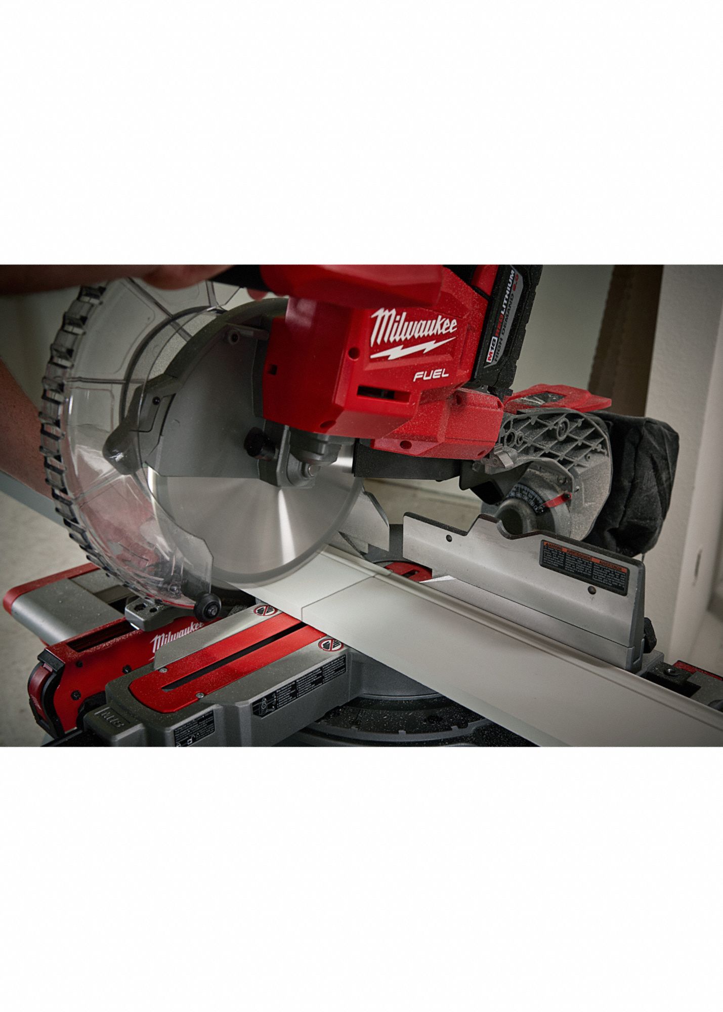MILWAUKEE Cordless, Miter Saw, 10 in Blade Dia., Max. Blade Speed 4,000