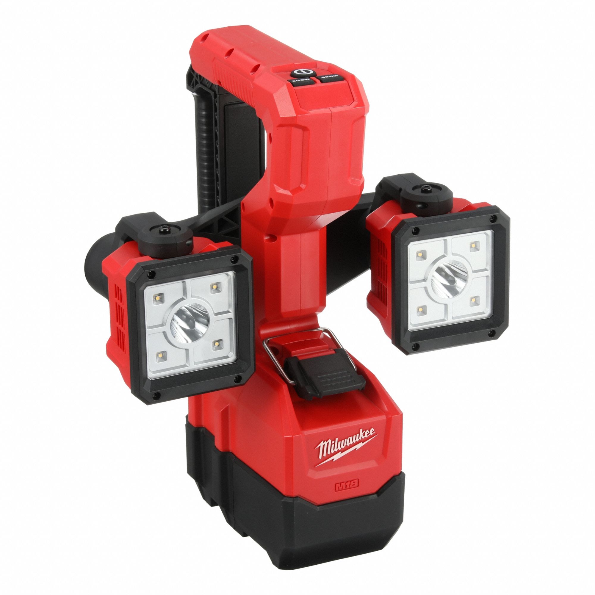 Work Light: M18™, Work Light, 2, 500 lm Max., 3 Modes, 12 1/8 in Max. Ht, 18V DC