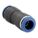 UNION MENDER: NYLON, PUSH-TO-CONNECT X PUSH-TO-CONNECT, FOR ½ IN X ½ IN TUBE OD, BLACK