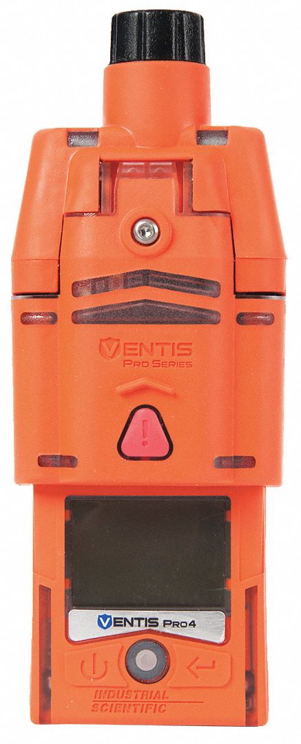 GAS DETECTOR,23 HR. BATTERY LIFE,ORANGE