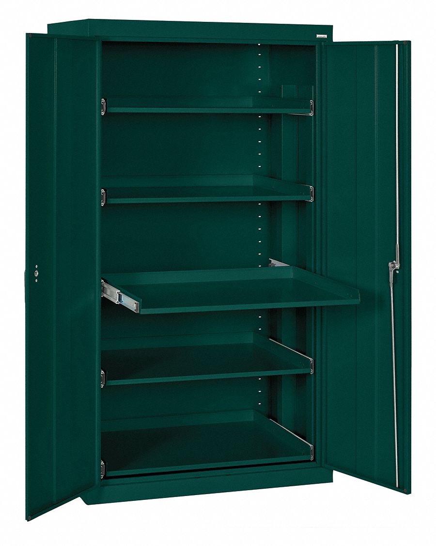 Sandusky Commercial Storage Cabinet Green 66 H X 36 W X 24 D