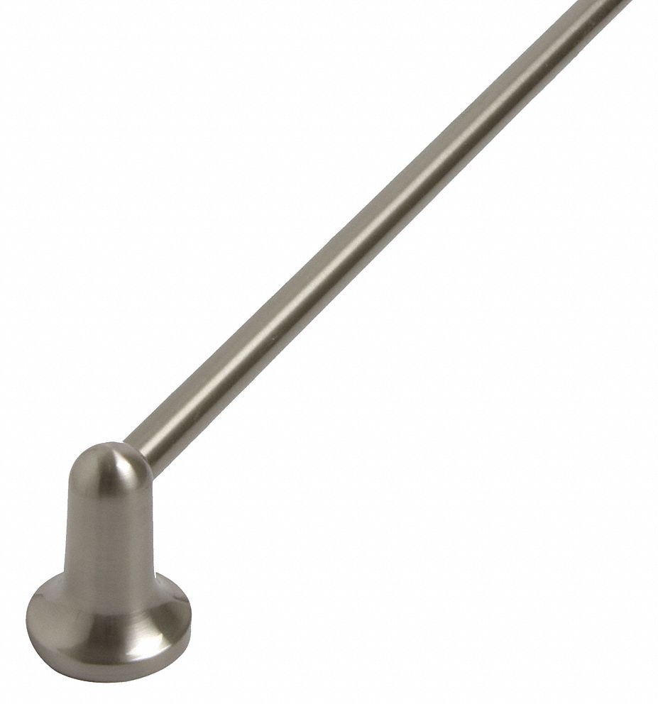 TAYMOR 24 inL Satin Nickel Zinc Alloy Towel Bar, Diamondback Collection