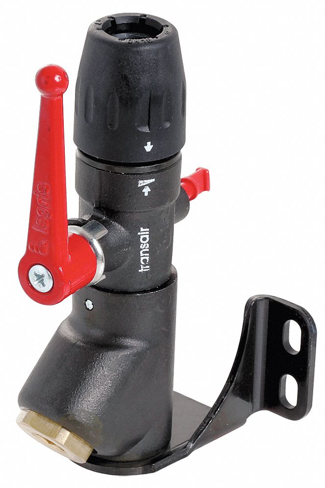 TRANSAIR Fitting Brass, PushtoConnect x NPT, For 1 in Tube OD, 1/2