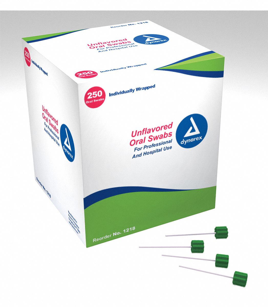 Swabsticks: Non-Sterile, Foam, 3 1/4 in Lg, Paper, Single, 1, 000 PK