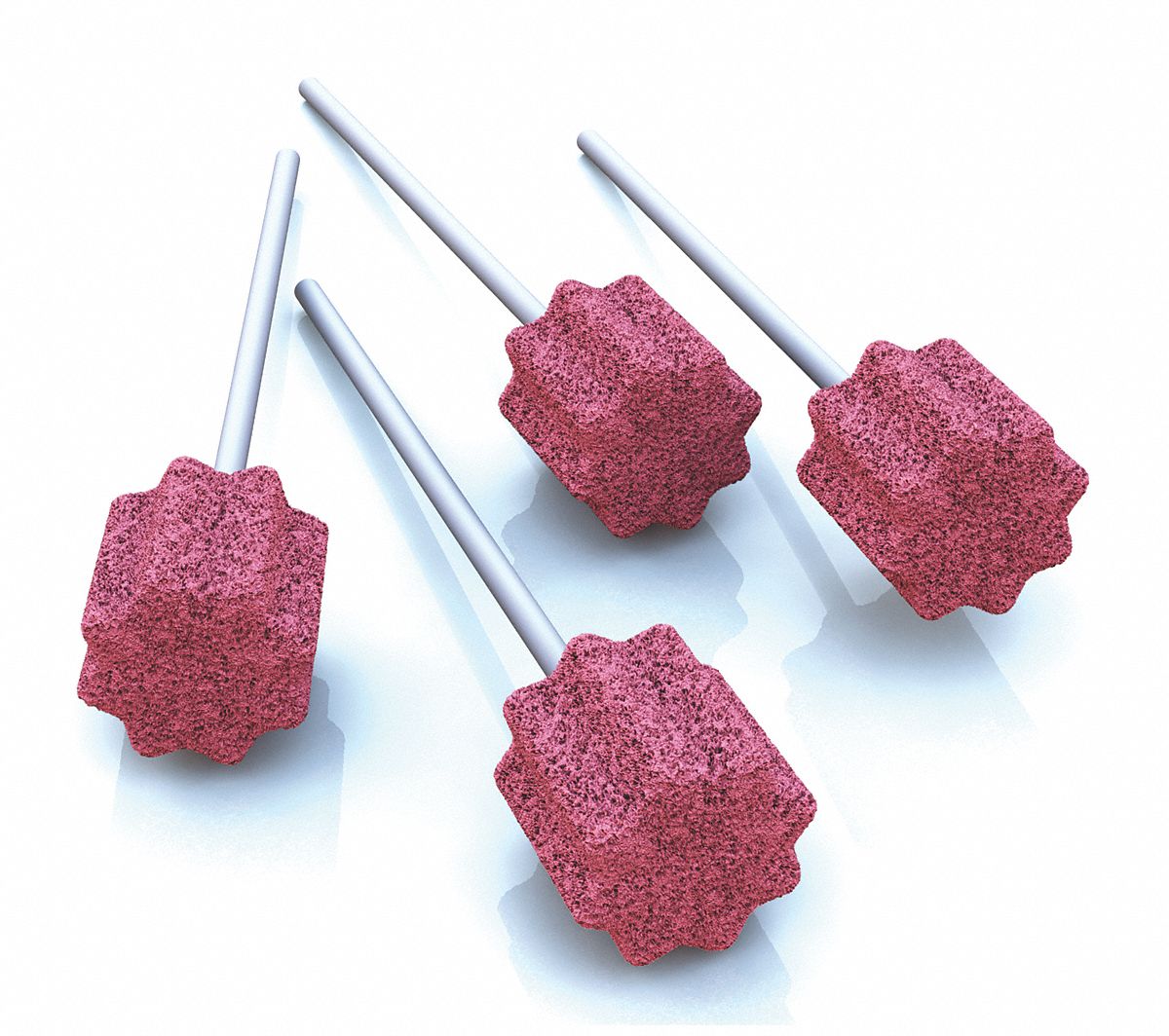 Swabsticks: Non-Sterile, Foam, 3 1/4 in Lg, Paper, Single, 1, 000 PK