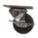 CASTER, BRAKE/200 LBS LOAD, GREY, 2 1/2 IN X 1 1/8 IN/MOUNT PLATE 2 3/4 IN X 3 13/16 IN, STEEL/ZINC