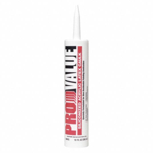 WHITE LIGHTNING, Wood/Plastic, Hybrid, Caulk 49LX71WL0009650 Grainger
