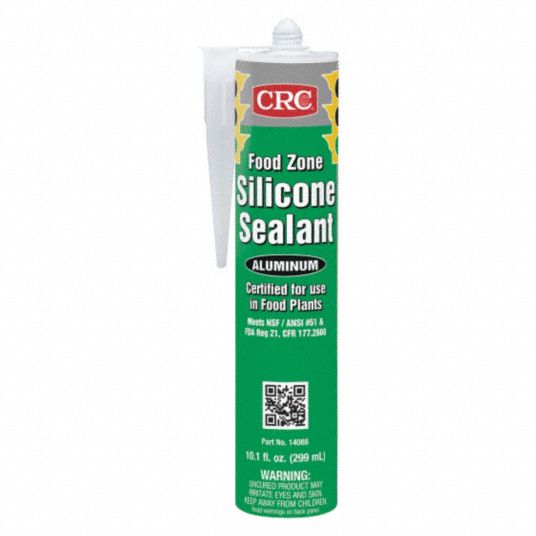 CRC Silver Sealant, Silicone, 10.1 oz Cartridge 49LY0614088 Grainger