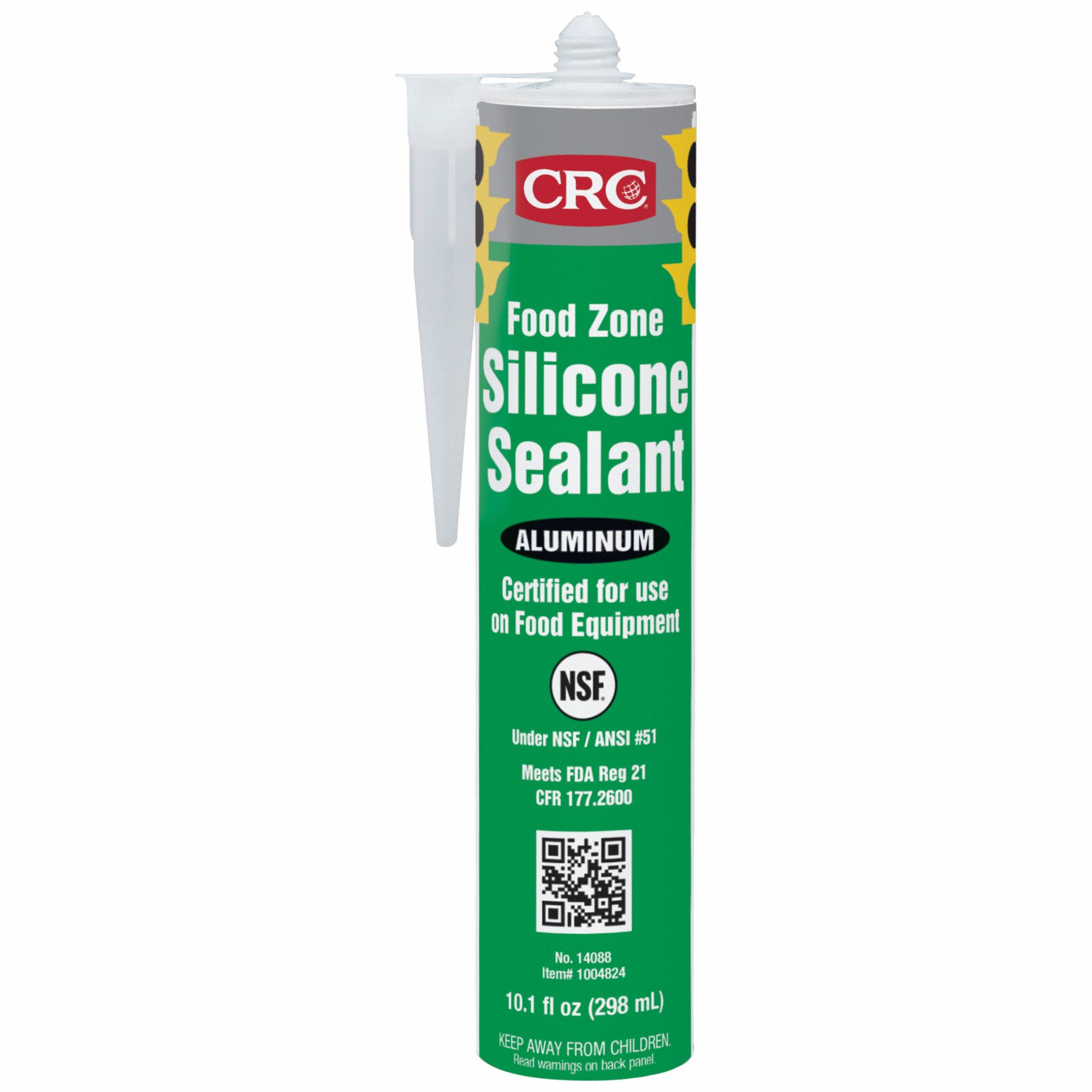 CRC, Food Zone, Silver, Silicone Sealant 49LY0614088 Grainger