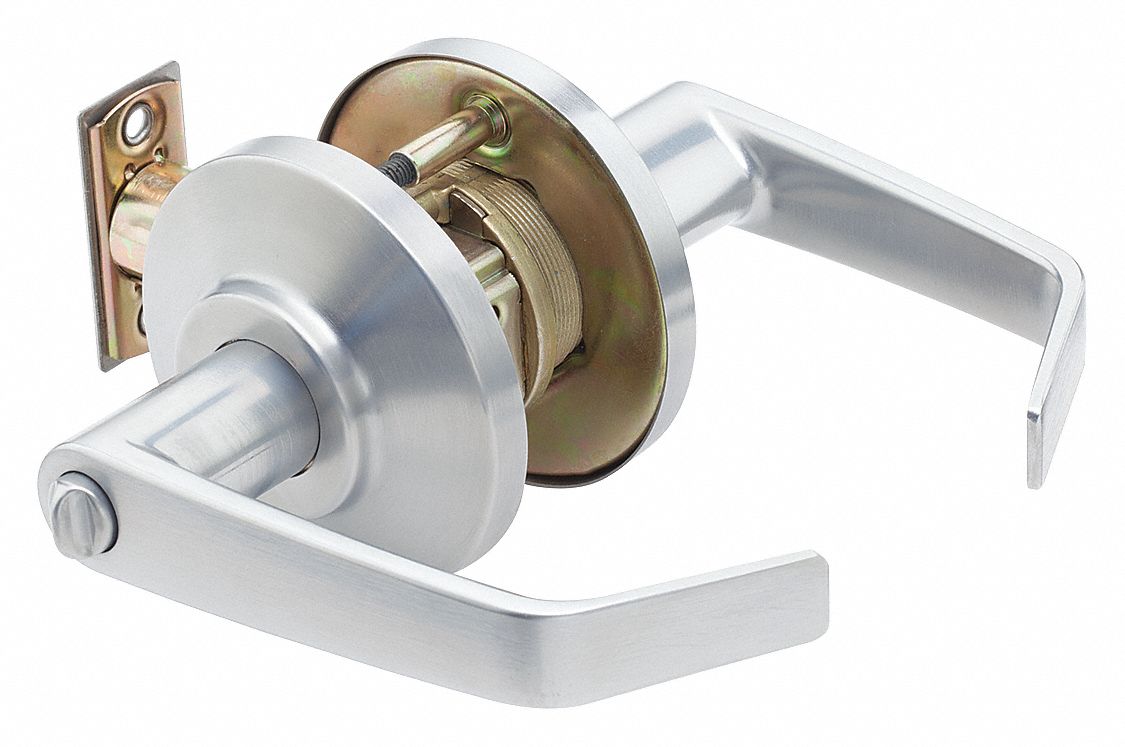 BEST, Privacy Lever Locksets, Chrome, Door Lockset 49M8507KC30L15DS3626 Grainger