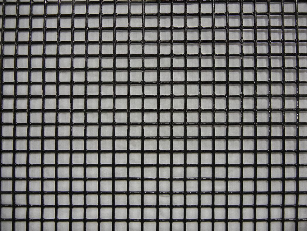 49N575 - Wire Mesh Black Fine 24In. W 24In. L