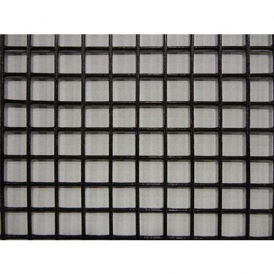 1” x 1” Black Plastic-Coated 12 Gauge Wire Mesh Panel - Tekno