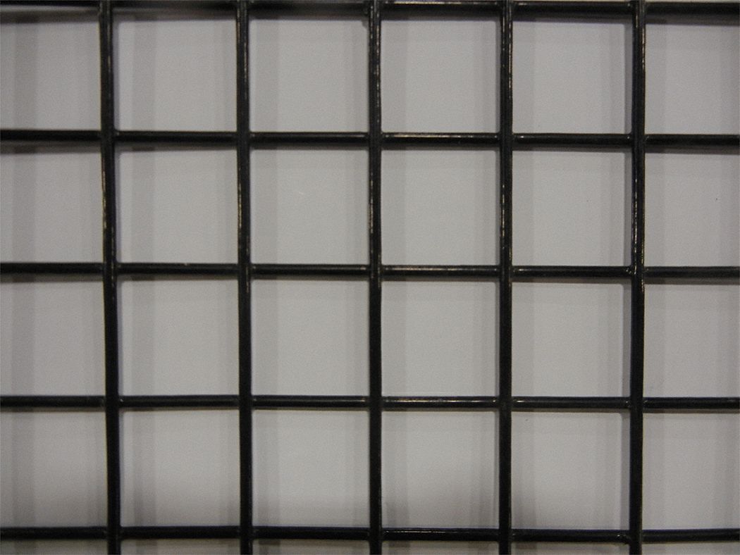 49N626 - Wire Mesh Black Coarse 24In. W 24In. L