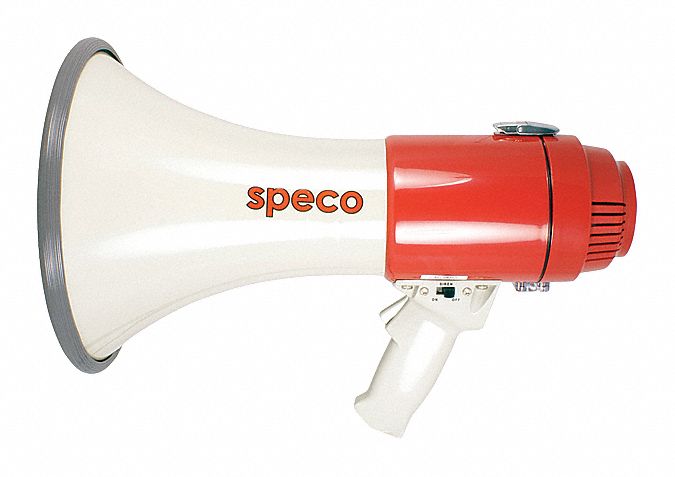 Speco ER370 Deluxe Megaphone w/Siren - 16W