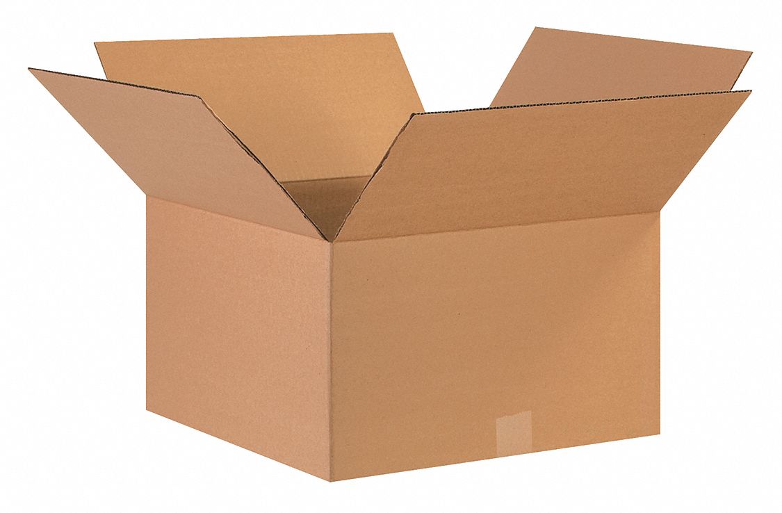 GRAINGER APPROVED Shipping Box, Single Wall, 32 ECT, PK25 49NP1849NP18 Grainger