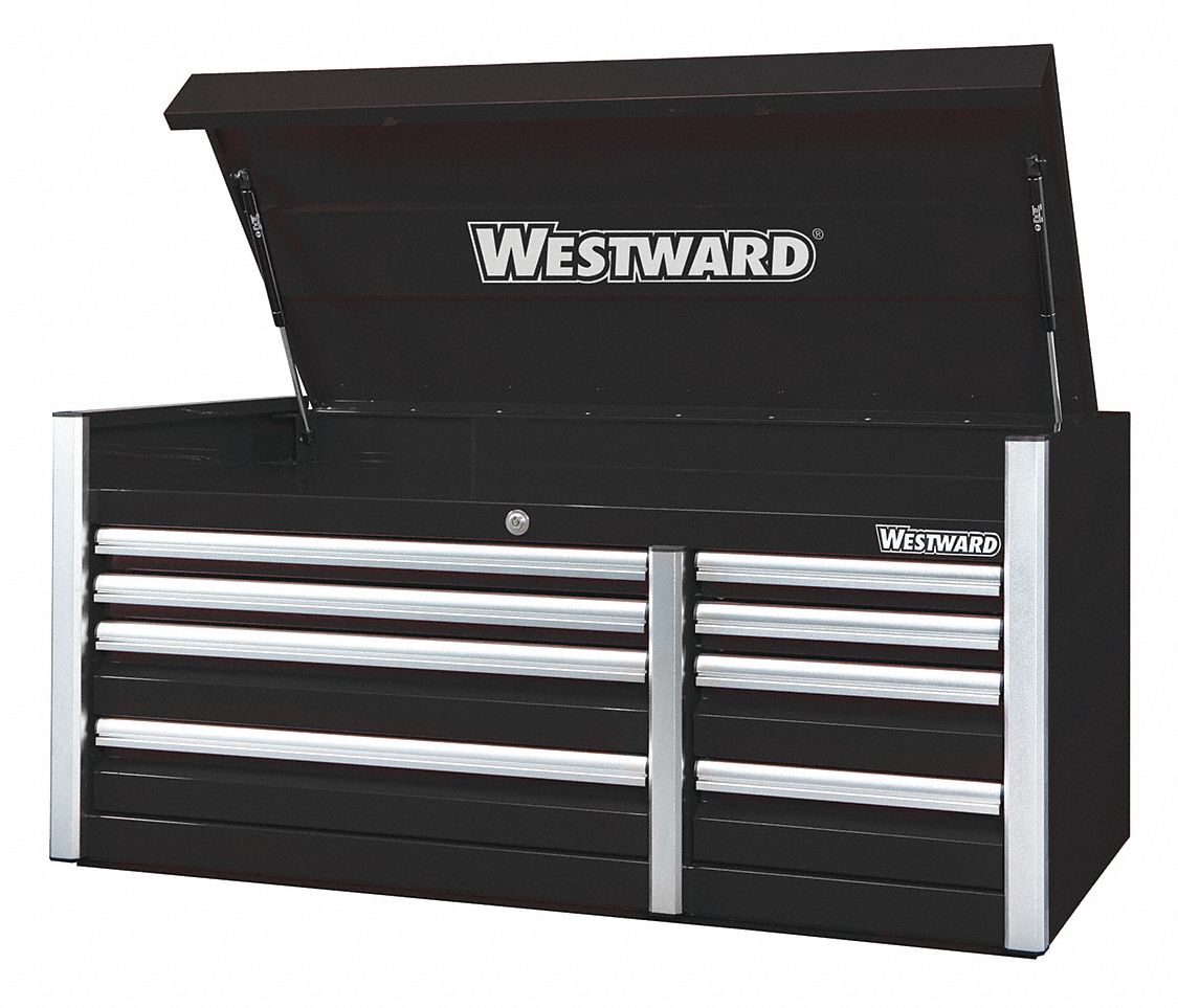 WESTWARD, 24 in Overall Wd, 8 in Overall Dp, Tool Box - 10J162