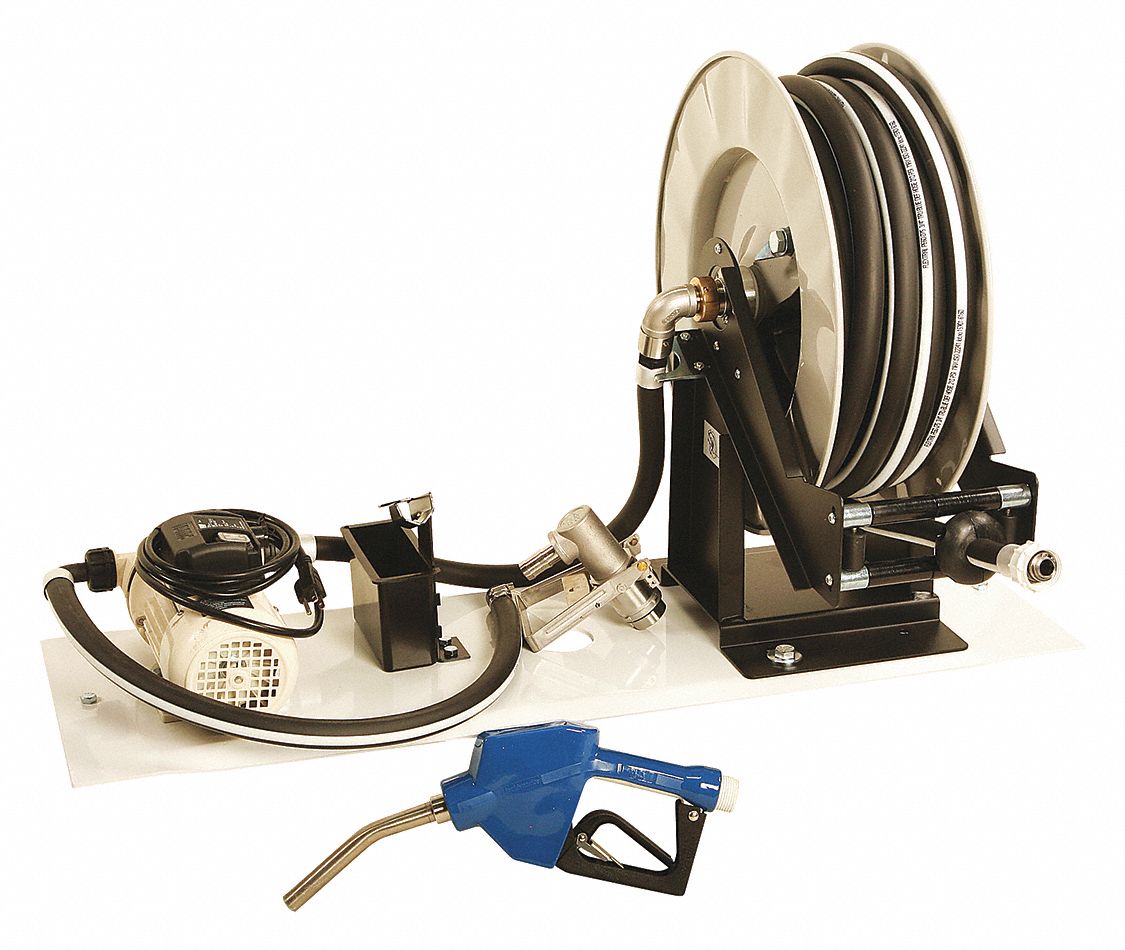 Electric Drum Pump: 115 V AC, 1/10 hp HP, Polypropylene, 8 gpm Max. Flow Rate