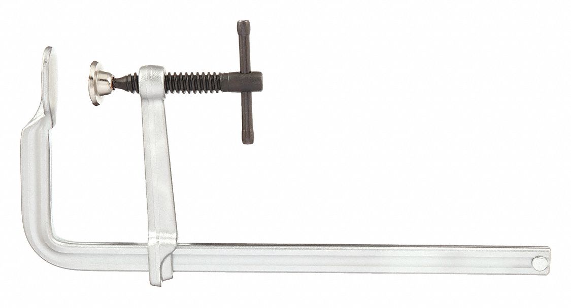 WILTON, Medium Duty, 18 in Jaw Opening Max, Bar Clamp 49P3561200S