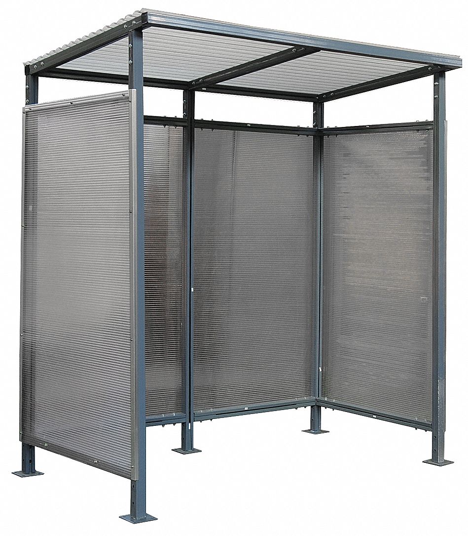 49P403 - Smokers Shelter 84in H x 77in W x 46in D