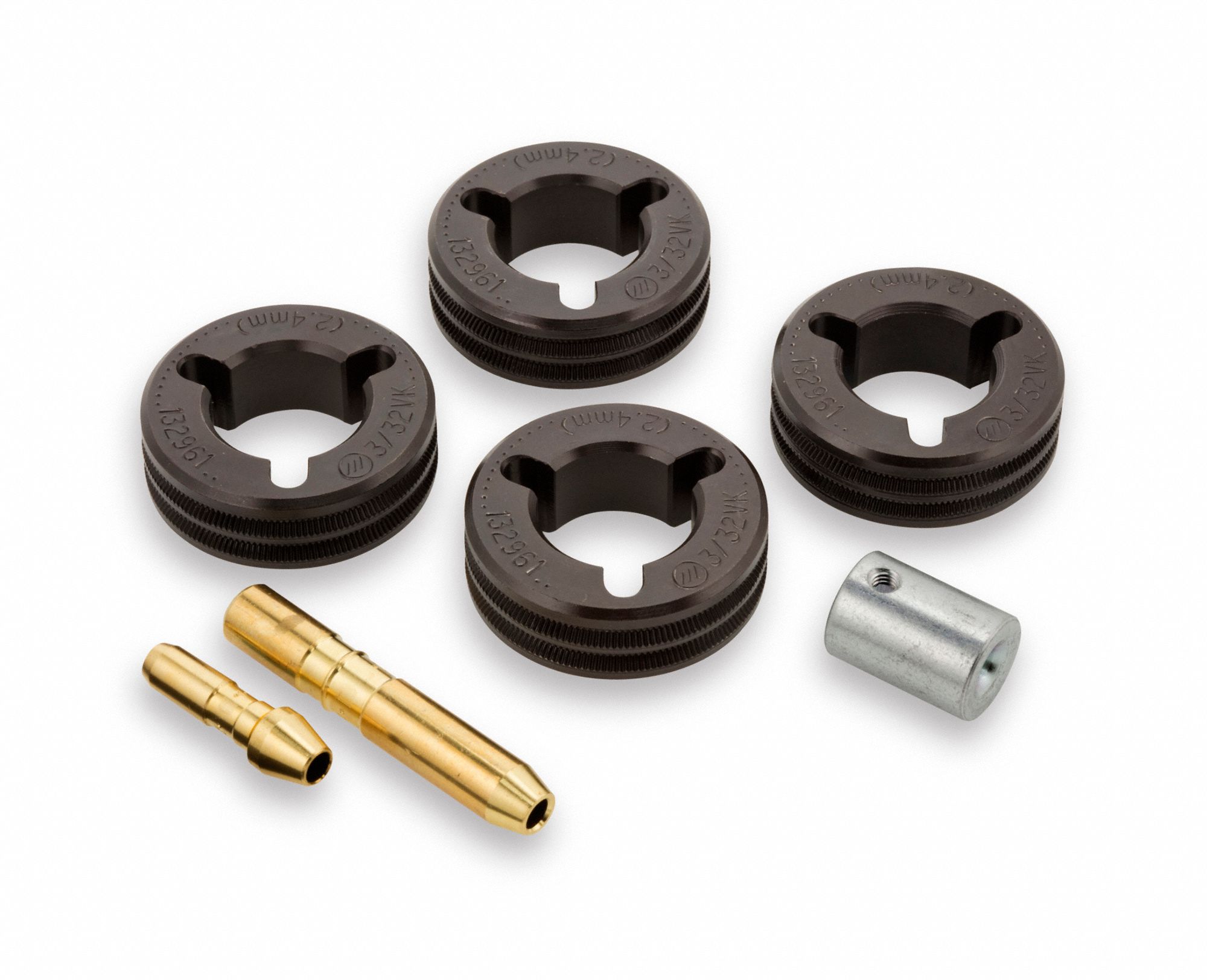 DRIVE ROLL KIT, 4-ROLL, 3/32 IN, V-KNURL, 3/32 IN