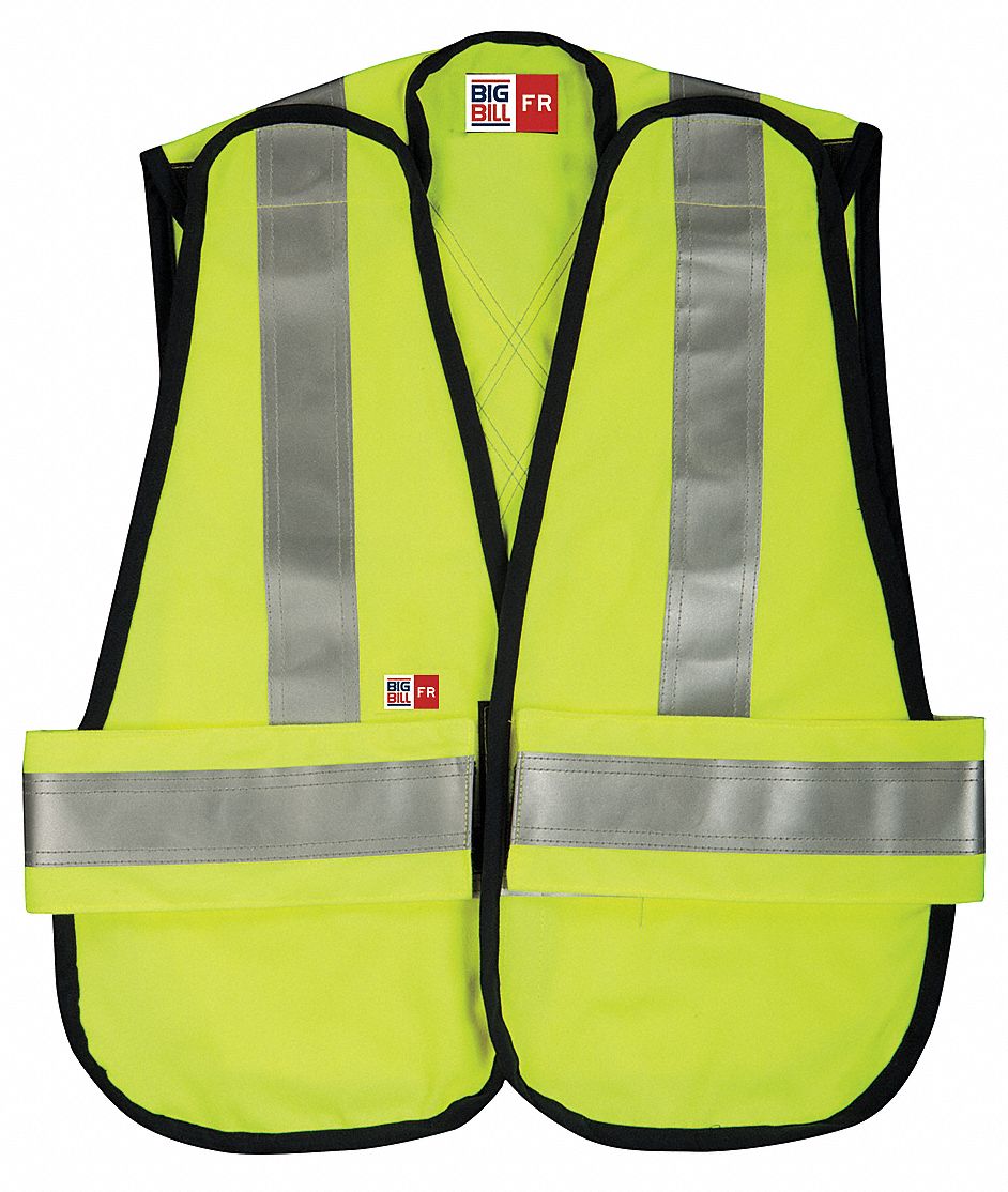 Flame-Resistant Vest, Yellow,