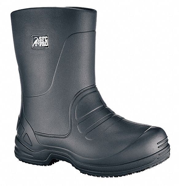 49R246 - Boots Size 10 Black Plain PR