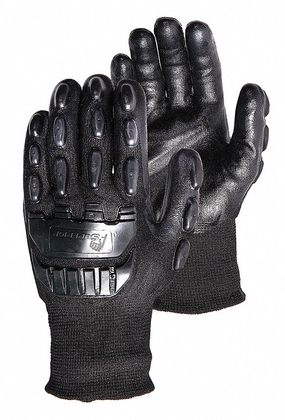GANTS ENDUITS,G,NITRILE, NIVEAU D'ABRASION ANSI/ISEA 3, SABLÉ, G